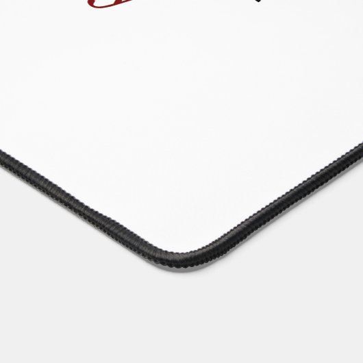 Minimalist Professional Modern Plain Name Title Schreibtischunterlage (Ecke)