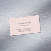 Minimalist Professional Unique Classical Pastel Magnetische Visitenkarte (Beispiel)