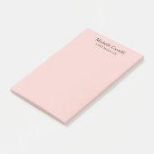 Minimalist Professional Unique Classical Pastel Post-it Klebezettel (angewinkelt)
