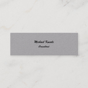 Minimalist Professionell Einfach Schlicht Schlank Mini Visitenkarte