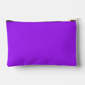 Minimalist Purple Cut Sew Pouch for Small Items Zubehörtasche (Rückseite)