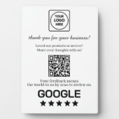 Minimalist QR Code | Modern Clean Custom Design Fotoplatte (Vorderseite)