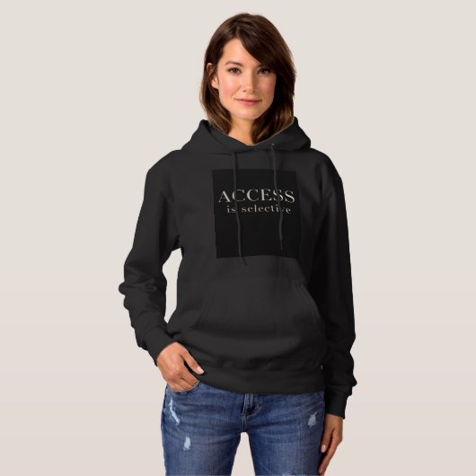 Minimalist Quote Hoodie | Luxury Mindset Pullover (Vorne ganz)