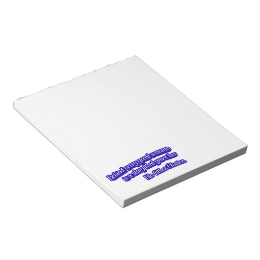 Minimalist Quote  Notizblock (angewinkelt)