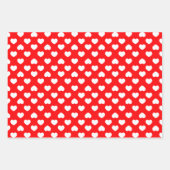 Minimalist Red Hearts Geschenkpapier Set (Vorderseite 2)