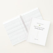 Minimalist Rest Your Wings Healing Journal Notizblock (Innenseite)