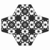 Minimalist retro check pattern – Monochrome design Fußball (Flach)