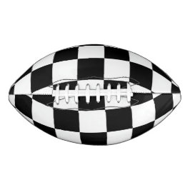 Minimalist Retro Kariert – Monochrome Streetwear Football