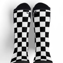 Minimalist Retro Kariert – Monochrome Streetwear