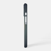 Minimalist Retro Solar Eclipse iPhone 16 Hülle (Linke Seite)