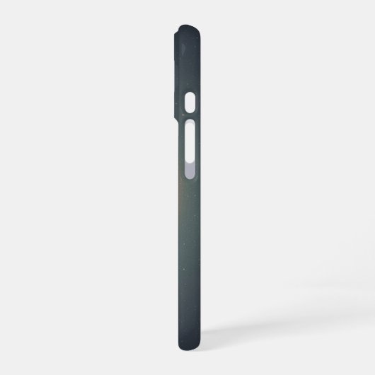 Minimalist Retro Solar Eclipse iPhone 16 Hülle (Linke Seite)