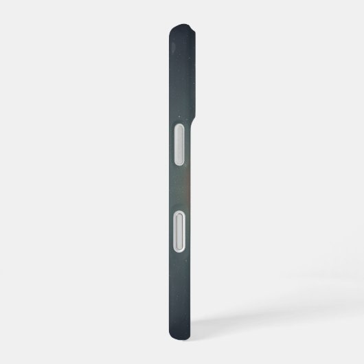 Minimalist Retro Solar Eclipse iPhone 16 Hülle (Rechte Seite)