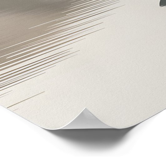 Minimalist River Poster (Ecke)