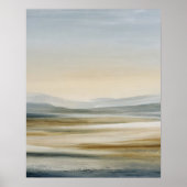 Minimalist Rolling Terrain Abstract Wall Art Poster (Vorne)