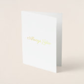 Minimalist Romantic Valentine's Day Card | Always Folienkarte (Vorderseite)
