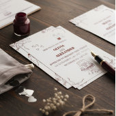 Minimalist Romantic Wedding Invitation Folieneinladung