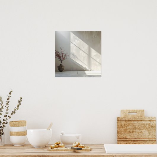 Minimalist room poster (Küche)