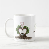 Minimalist Roots Heart Coffee Mug Kaffeetasse (Links)