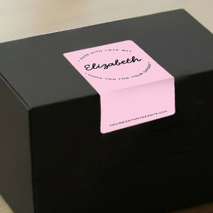 Minimalist Rosa Hergestellt mit Liebe Danke für Ih