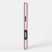 Minimalist rosafarbene vertikale Streifen Mutterta iPhone Hülle (Rechte Seite)