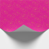 Minimalist roses customize best life ever geschenkpapier (Ecke)