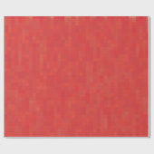 Minimalist rotes modernes abstraktes Muster stilvo Geschenkpapier (Flach)