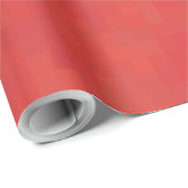 Minimalist rotes modernes abstraktes Muster stilvo Geschenkpapier (Rolleneckpunkt)