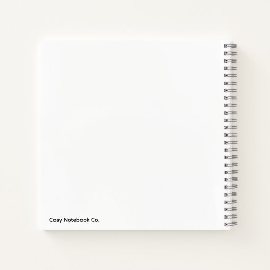 Minimalist Sage Green Notebook Notizblock (Rückseite)