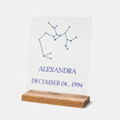 Minimalist Sagittarius Constellation Acrylic Sign  Acrylschild (Winkel)