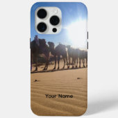 Minimalist Sahara Desert Phone Case | Neutral Boho (Rückseite)