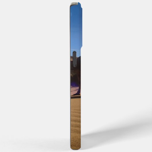 Minimalist Sahara Desert Phone Case | Neutral Boho (Rückseite / Rechts)