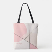 Minimalist Sakura – Chic & Customizable Tote Bag Tasche (Rückseite)