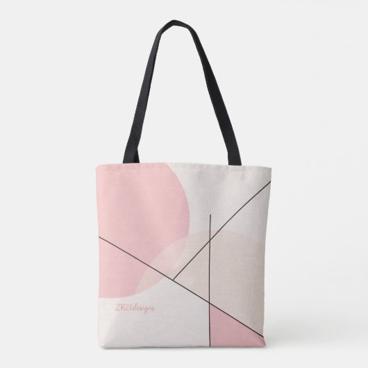 Minimalist Sakura – Chic & Customizable Tote Bag Tasche (Rückseite)