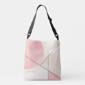 Minimalist Sakura – Chic & Customizable Tote Bag Tragetaschen Mit Langen Trägern (Rückseite)