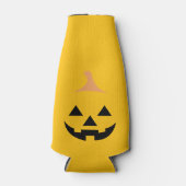 Minimalist Scary Pumpkin Flaschenkühler (Vorderseite)