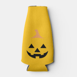 Minimalist Scary Pumpkin Flaschenkühler