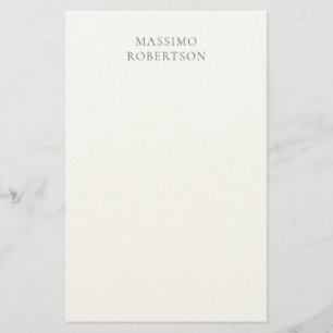 Minimalist Schlicht Modern  Briefpapier