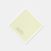 Minimalist Schlicht Modern Serviette (Ecke)