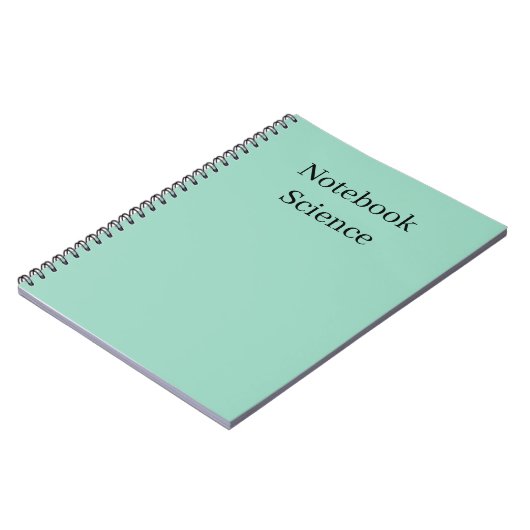 minimalist science notebook notizblock (Linke Seite)
