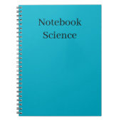 minimalist science notebook notizblock (Vorderseite)