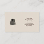 Minimalist Second-Hand Clothes Shop Visitenkarte (Rückseite)