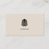 Minimalist Second-Hand Clothes Shop Visitenkarte (Vorderseite)