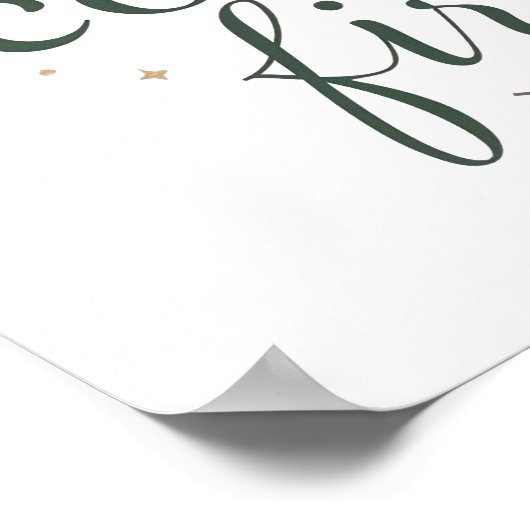 Minimalist Self Care and Zen Saying Poster (Ecke)