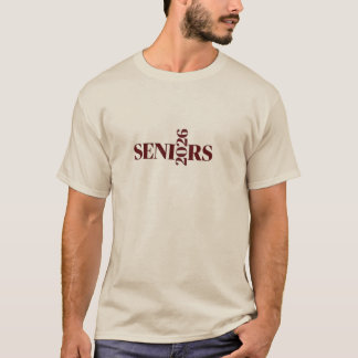 Minimalist Senior 2026 T-Shirt | Ästhetische Klass