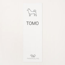 Minimalist Shiba Inu Anpassbar  | Paw Line Zen 