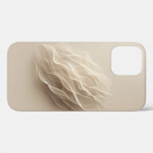 Minimalist Silk Wave Abstract Phone Case Ethereal (Rückseite (Horizontal))