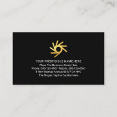 Minimalist Simple Red Lines CEO Founder Visitenkarte (Rückseite)