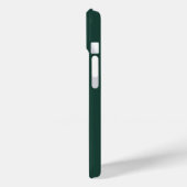 Minimalist Smaragdgrün personalisierte Monogramm Case-Mate iPhone Hülle (Rückseite / Links)