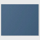 Minimalist Snow and Twinkles Holiday Geschenkpapier (Flach)