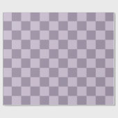 Minimalist Soft Lavender Checkerboard Pattern Geschenkpapier (Flach)